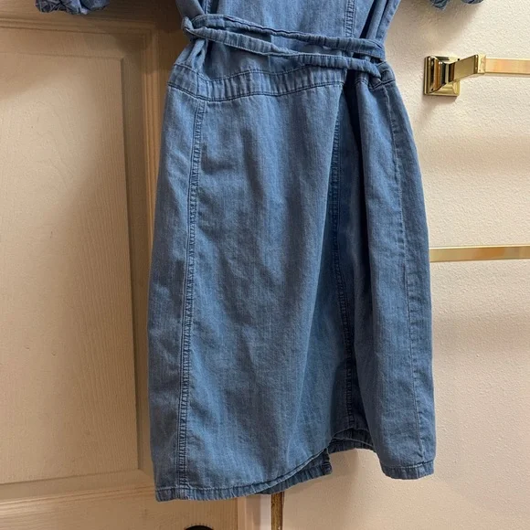 Madewell Blue Denim Mini Dress - Picture 8 of 10